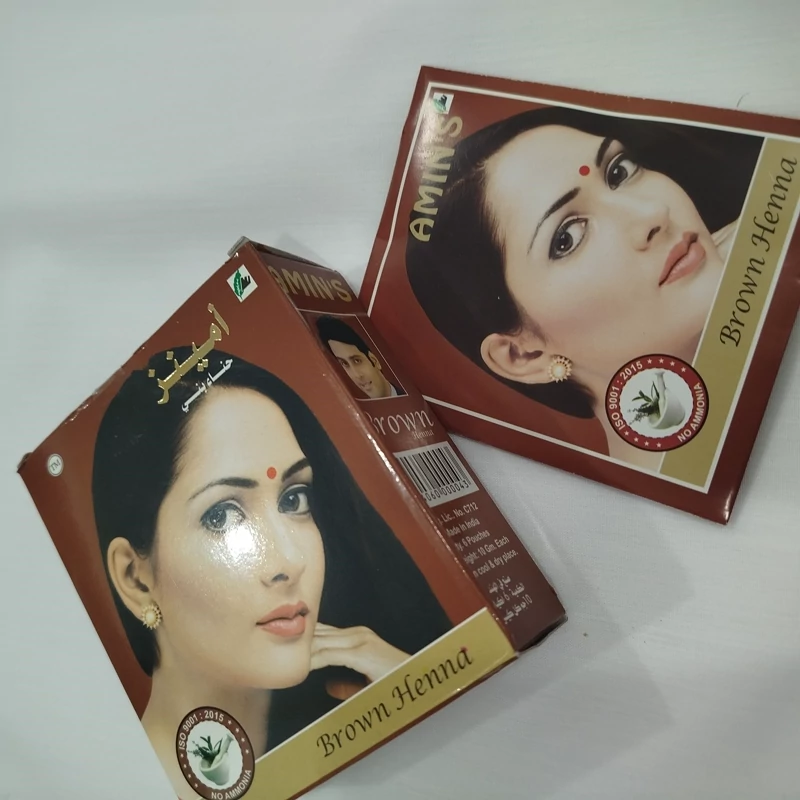 رنگ مو هندی قهوه ای