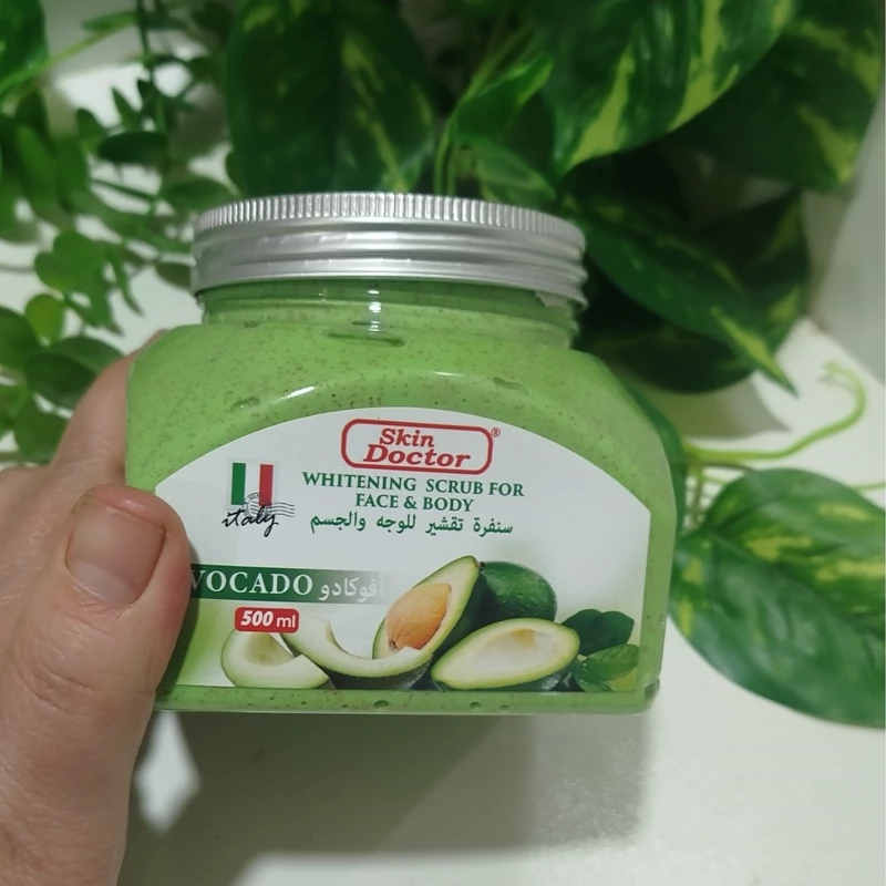 اسکراب شنی صورت و بدن آووکادو
