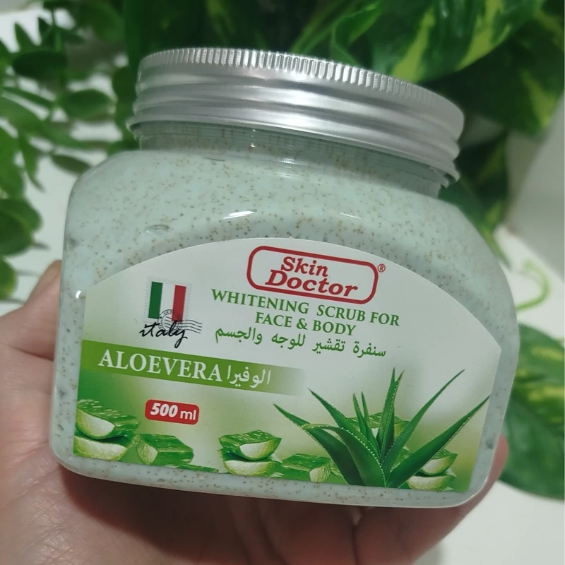 اسکراب شنی صورت و بدن آلوئه ورا