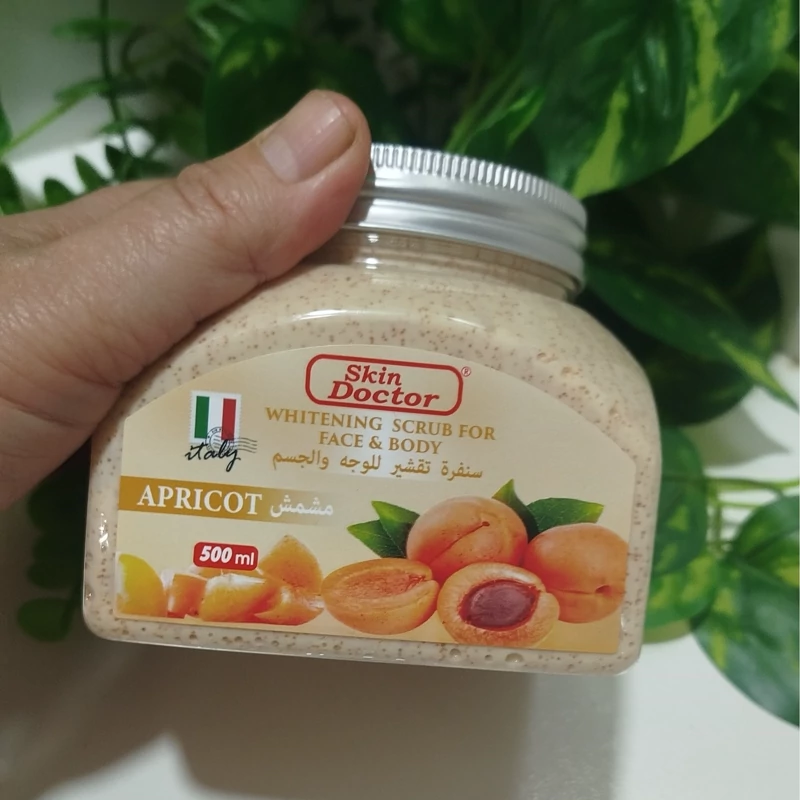 اسکراب شنی صورت و بدن هلو