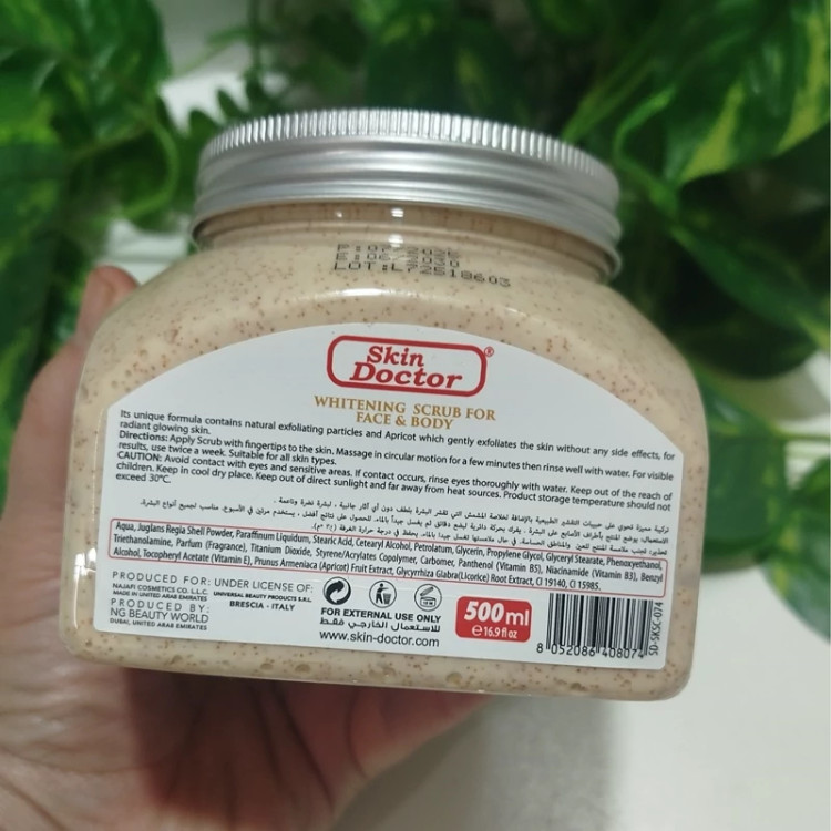 اسکراب شنی صورت و بدن هلو