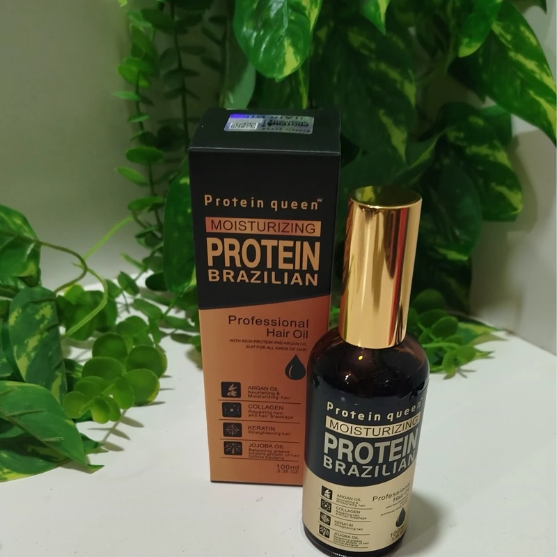 روغن مو پروتئینه کراتینه برزیلی پروتئین کوئیین