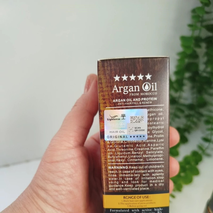 روغن آرگان پنج ستاره اورجینال لایتنس
