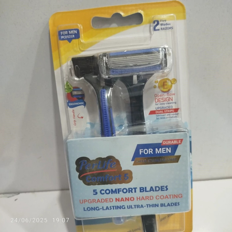 خودتراش پنج لبه comfort5 (دو عددی)